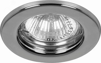 Светильник ИВО-50w 12в G5.3 хром 15113