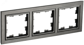 Рамка 3-м BRITE РУ-3-БрТБ бронза BR-M32-K45