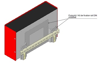 sic4300646 - Комплект для монтажа e10R на DIN-рейку