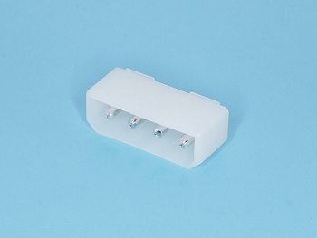 THP-4M - Разъем питания 4 контакта, вилка на плату, к дисководу, шаг 5,08