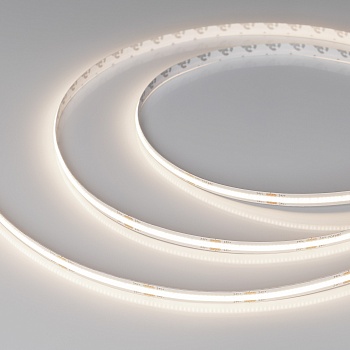 Лента COB-X480-8mm 24V Day4000 (8 W/m, IP20, CSP, 5m) 039058 - Светодиодная лента COB-X480, открытая IP20. Светодиоды CSP, 480 шт/м (2400 шт на 5 м), белая плата, ширина 8 мм, скотч 3М. Цвет ДНЕВНОЙ 4000K, цветопередача CRI>90, угол 180°. Питание 24 В, мо