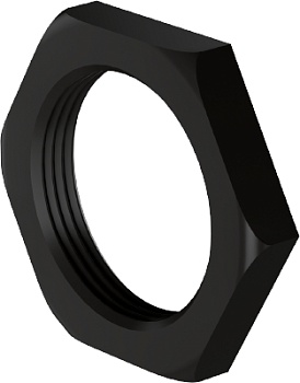 Гайка 05.505.0353.1 - Гайка пластиковая, резьба M32x1,5, черный