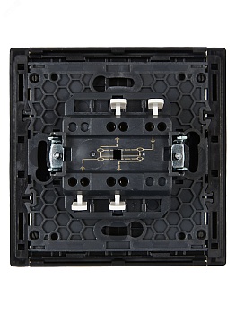 FORTE&PIANO Выключатель 1-клавишный перекрестный 10А FP112 черный IEK FP-V13-0-10-1-K02