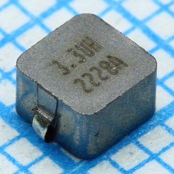 IHLP1212BZER3R3M11 - Индуктивность силовая проволочная 3.3мкГн ±20% 100кГц порошковое железо 2.7A 0.061Ом по постоянному току 1212 лента на катушке