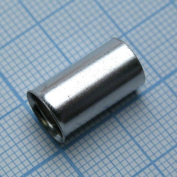 HEN 35-16 - наконечник кабельный торцевой трубчатый без изоляции, L=16мм, сеч. пров. 35мм2