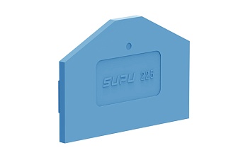 Торцевая крышка 225164 - Торцевая крышка  для клемм ТА 1-2 и 2-2, цвет: синий