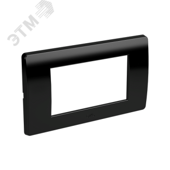 Рамка на 4 модуля, черная 75011B