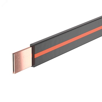 Гибкая шина в ПВХ изоляции, 6x32x1мм, ном. ток 630А, длина 2 ма R5BFC6321