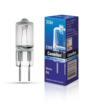 Лампа галогенная JD 35Вт капсула g4 3000К 240В 10406