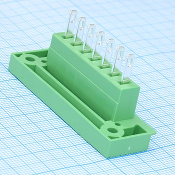 2CDGB-5.08-07P-14-00A(H) - Блок клеммный соединительный на панель 7 контактов серия  2CDGB-5.08