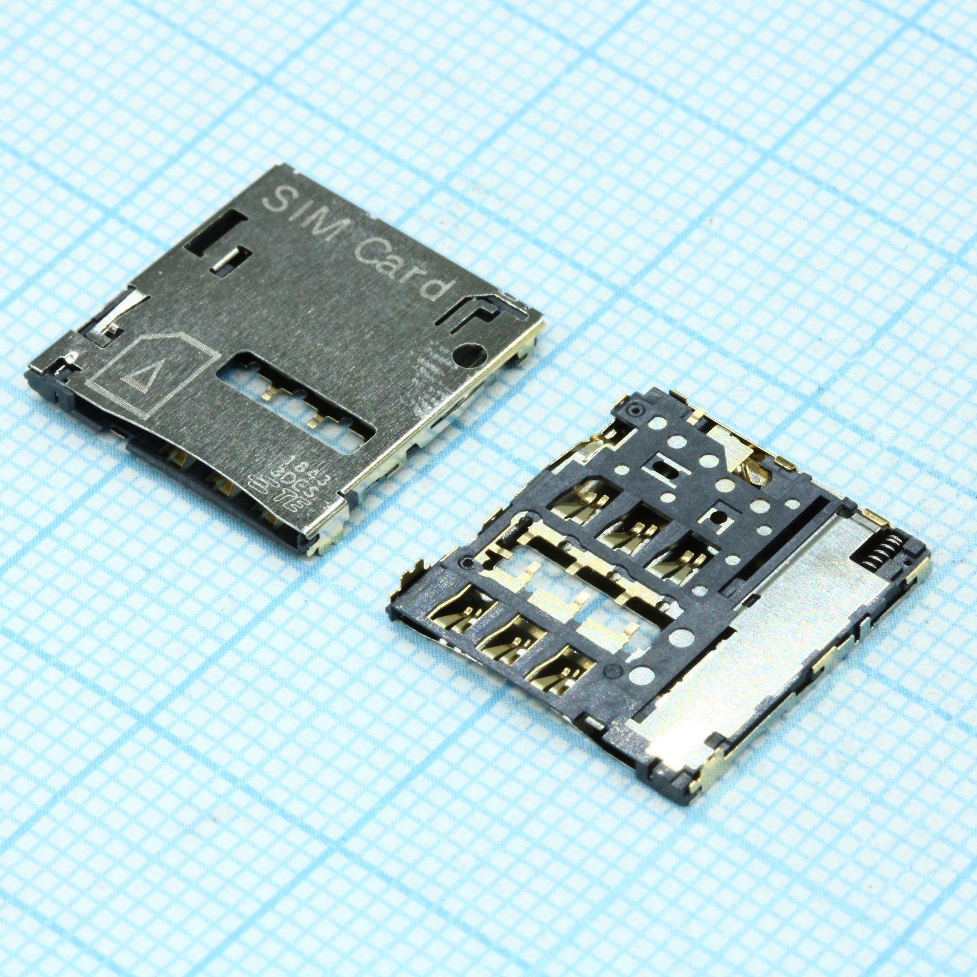 2174803-2 - Гнездо для Micro Sim 6pin smd монтаж