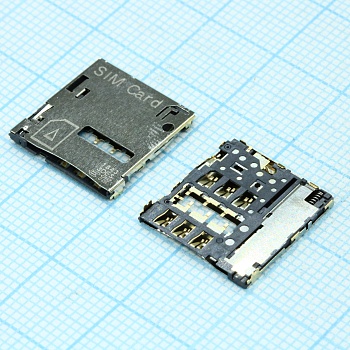 2174803-2 - Гнездо для Micro Sim 6pin smd монтаж