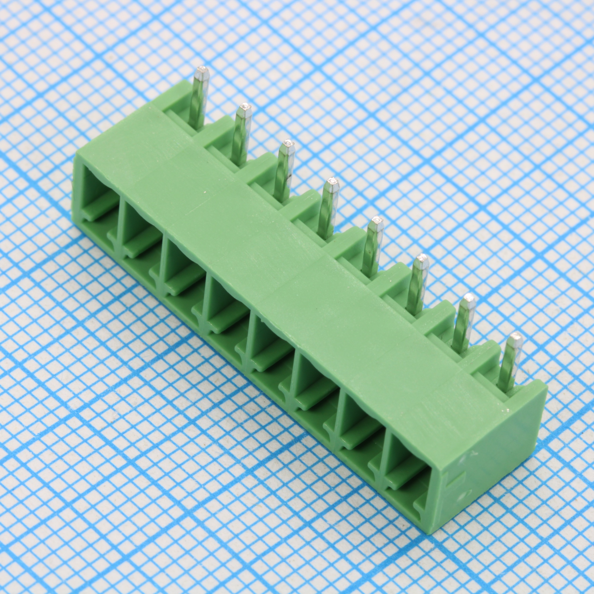 15EGTRC-3.81-08P-14-00 - Разъемный клеммный блок на плату, 8 контактов. Серия 15EGTRC-3.81