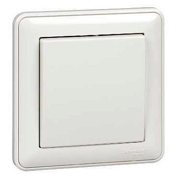 Выключатель 1-кл. СП W59 10А IP20 10AX в сборе бел. SE VS110-154-18