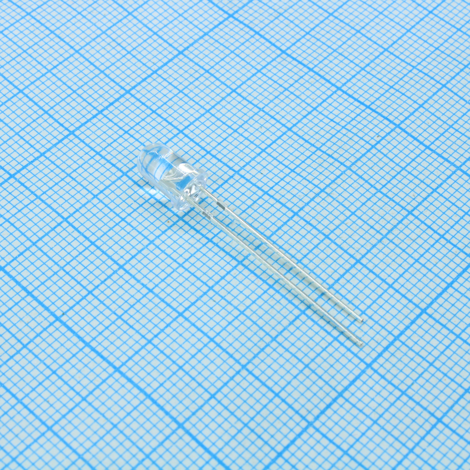 FYL-5013BGC1C - Светодиод 5мм зеленый, прозрачный 510нм 15000мКд 15°