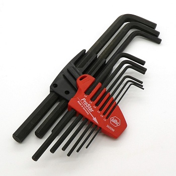 Набор шестигранников 352 S9B - Набор шестигранных штифтовых ключей в держателе (9штук)