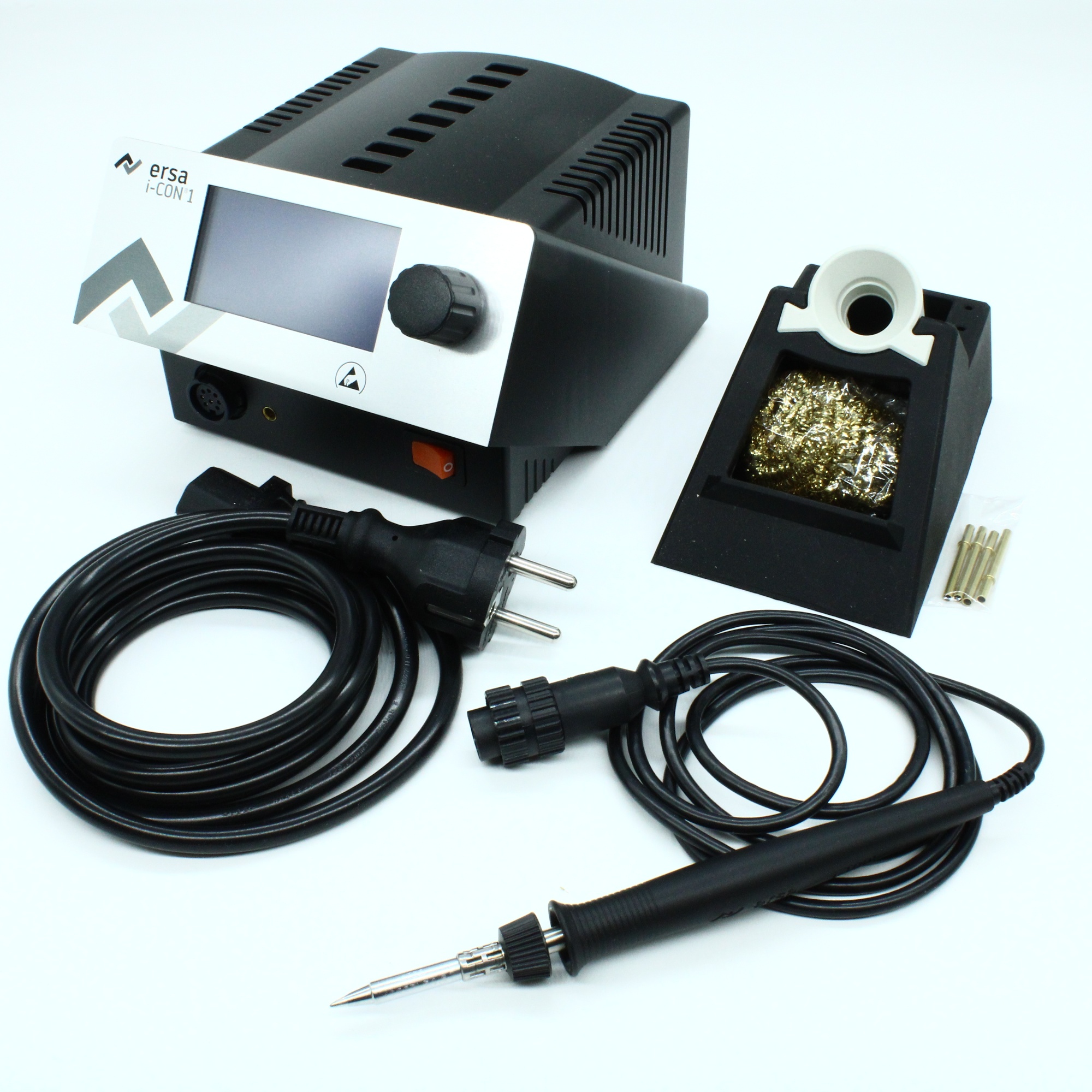 0IC1100A - Одноканальная антистатическая микропроцессорная паяльная станция i-CON 1 с паяльником i-TOOL, 150Вт, с регулировкой температуры 150°С-450°С