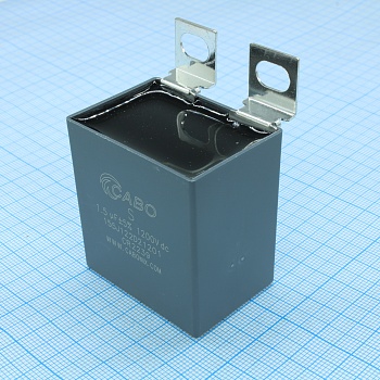 155J122D21201 - Конденсатор металлоплёночный полипропиленовый снабберный 1.5 мкФ ±5% 1200 В dc 25 А (42 X 30 X 45 мм) шаг выводов 25 мм 85°С