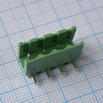 2EDGR-5.0-04P-14-00A(H) - Разъемный клеммный блок на плату, 4 контакта. Серия 2EDGR-5.0