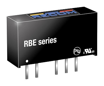 RBE-0505S - Преобразователь DC/DC на печатную плату вход 5В выход 5В 0.2A 1Вт 5-Pin SIP туба