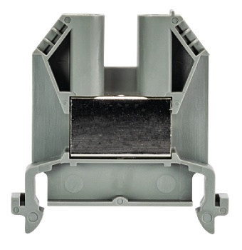 Клемма 9700A/8 S35 - Проходная клемма, тип фиксации провода: винтовой, номинальное сечение: 10 мм кв., 57A, 800V, ширина: 8 мм, цвет: серый, тип монтажа: DIN 35