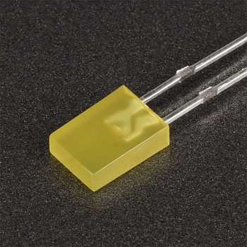 Светодиод ARL-2507UYD-450mcd 004190 - Поставка под заказ от 5000 шт. Выводной прямоугольный светодиод, 2х5х7 мм, желтая диффузная линза. Цвет свечения желтый (580-595 нм). Угол излучения 120°. Сила света Iv=200-450 мкд при If=20 мА. VF=1.8-2.4 В. Рекоменд