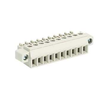 Розетка Wiecon 8513 B / 10 F OB - Розеточный разъем, угловой, на кабель, с монтажными фланцами, шаг 3,5 мм, 10 полюсов, номинальное сечение: 1,5 мм кв., винтовая фиксация провода, 250V, 8А, без маркировки, цвет: серый, серия 8513 B Розетка Wiecon 8513 B / 10 F OB - Розеточный разъем, угловой, на кабель, с монтажными фланцами, шаг 3,5 мм, 10 полюсов, номинальное сечение: 1,5 мм кв., винтовая фиксация провода, 250V, 8А, без маркировки, цвет: серый, серия 8513 B