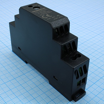 LI15-20B24PR2 - Преобразователь AC-DC на DIN-рейку  20Вт, выход 24В/0.8A, вход 84…264V AC, 47…63Гц изоляция 4000В AC -40…+70°С