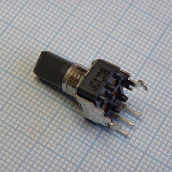 RK09D1130A1L - Singl-unit, Vertical, Flat shift 25mm, 50K, 1B