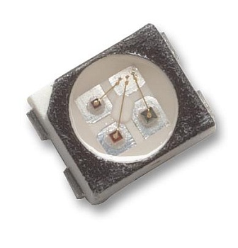 HSMF-A203-A00J1 - Светодиод зеленый/красный прозрачный 4PLCC для поверхностного монтажа