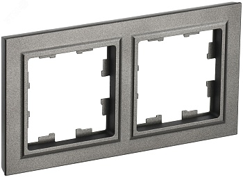 Рамка 2-м BRITE РУ-2-БрШ шампань BR-M22-K37