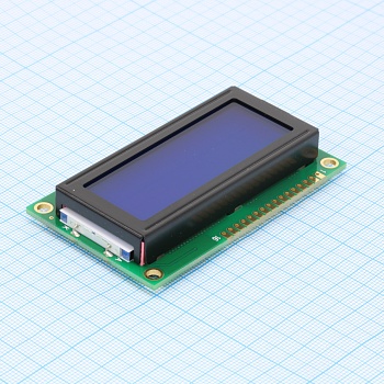 HTM2004-5-25W-T5P 12H - ЖКИ знакосинтезирующий 20 x 4, STN Синий Негативный/прозрачный светодиодная подсветка белая, размеры 77x47 мм, видимая область 60x22.2 мм, -20...70°C, 12 o`clock, 16 контактов сверху