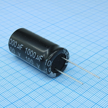 KM151M2GBKJ1835EBK - Конденсатор алюминиевый электролитический 150мкФ 400В ±20% (18х35мм) радиальный 7.5мм 550мА 2000часов 105°C россыпь