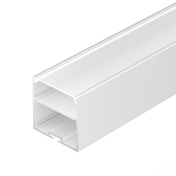 Профиль SL-LINE-5050-LW-2000 WHITE 038450 - Алюминиевый профиль для светодиодных лент и линеек. Цвет - белый (порошковая окраска RAL9003). Габаритные размеры (LхWхH): 2000x50x50 мм. Ширина площадки для ленты 39,5 мм. Отсек для БП 44х21 мм. Экраны, заглушк