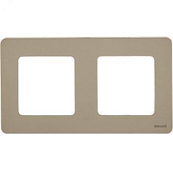 Рамка 2-м Inspiria шампань Leg 673948