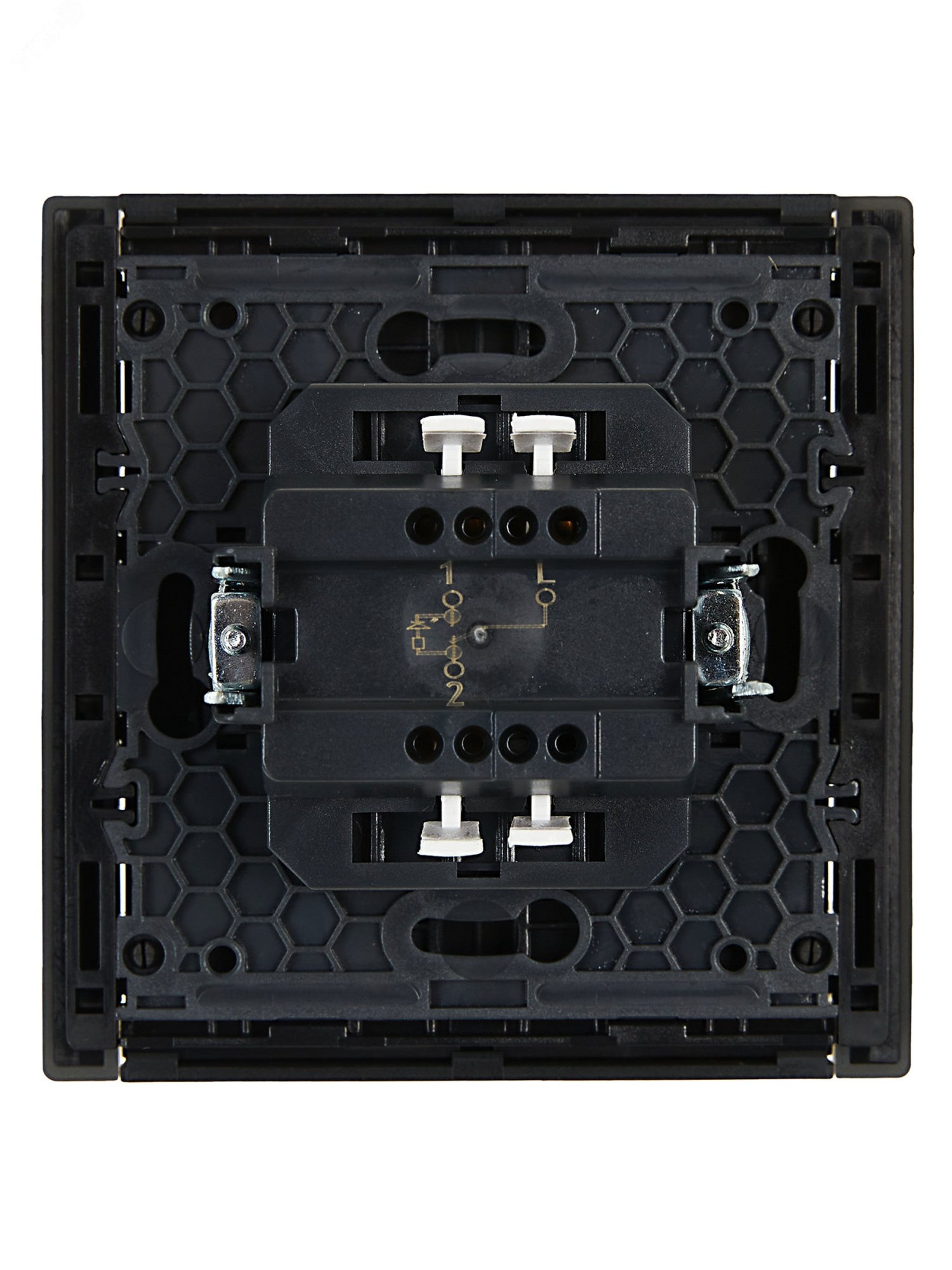 FORTE&PIANO Выключатель 1-клавишный проходной с индикацией 10А FP304 серый IEK FP-V12-1-10-1-K03