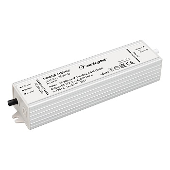 Блок питания ARPV-12080-B (12V, 6.7A, 80W) 023189 - Источник напряжения с гальванической развязкой для светодиодных изделий. Входное напряжение 200-240 VAC. Выходные параметры: 12 В, 6,7 А, 80 Вт. Встроенный PFC >0,5. Герметичный алюминиевый корпус IP 67.