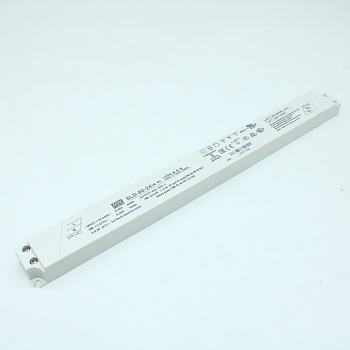 SLD-80-24 - AC-DC, 79.2Вт, вход 110…305В AC, 47…63Гц/155…431В DC, ККМ, 24В/3.3А, изоляция 3750В AC, в кожухе 320х30х16.8, -20…+90°С (корпус)