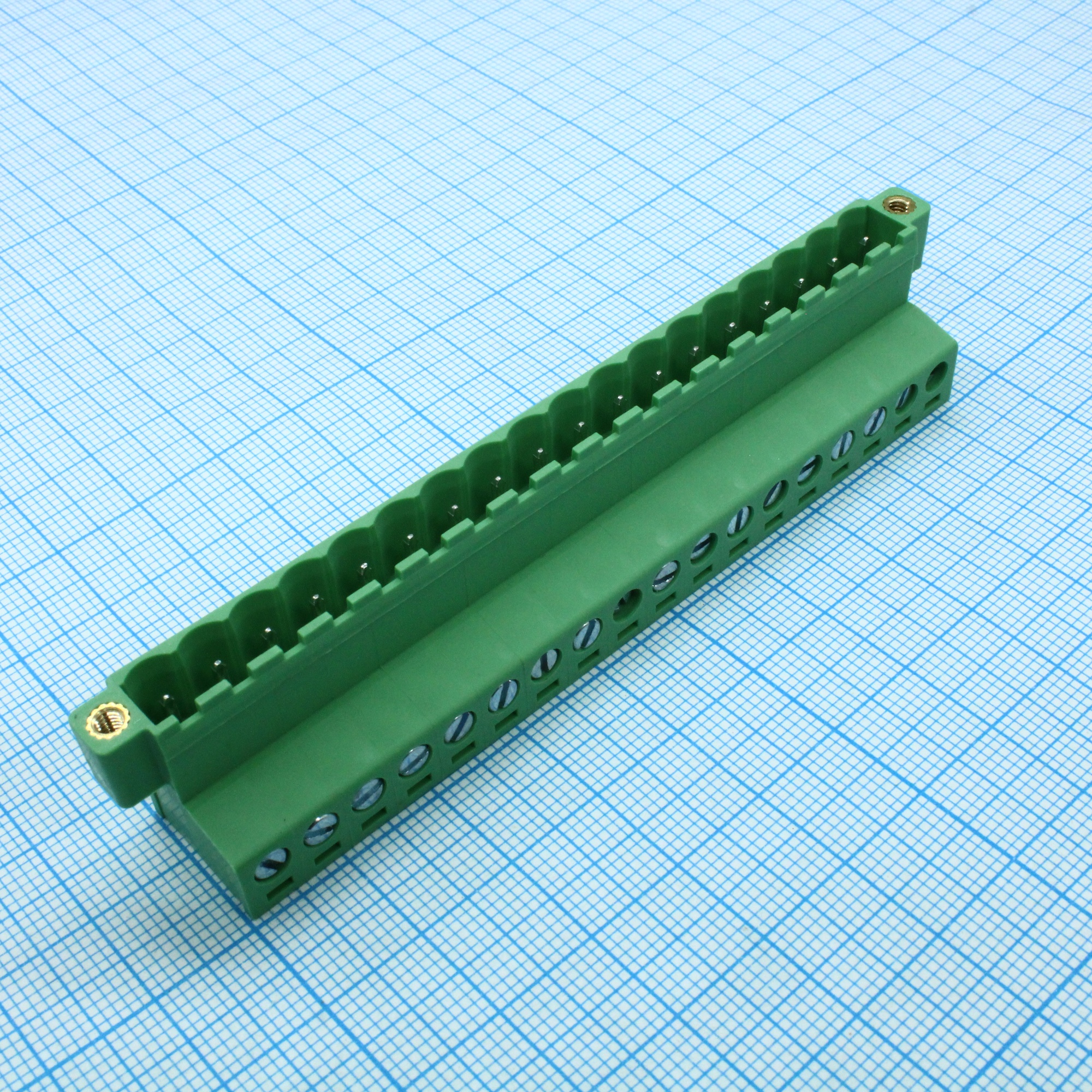 2EDGKRP-5.08-18P-14-00A(H) - Разъемный клеммный блок, 18 контактов. Серия 2EDGKRP-5.08