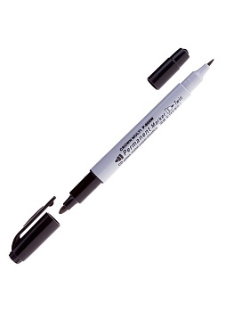 Маркер Crown "Multi Marker Twin"P-800W - для надписей на ПВХ