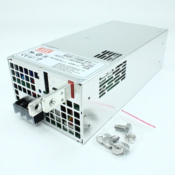 RSP-1500-24 - AC-DC, 1512Вт, вход 90…264V AC, 47…63Гц /127…370В DC, выход 24В/0…63.4A, рег. вых=±10%Uном,  изоляция 3000В AC, в корпусе 278х127х83.5мм, -20…+70°С
