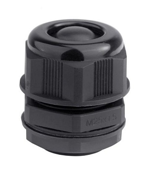 Ввод кабельный M40 с мембраной для кабеля d22-32мм IP68 черн. 53M4032
