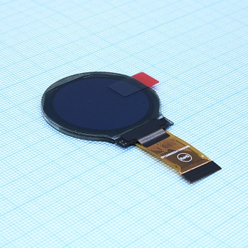 WEO128128BWPP3N00000 - OLED 1.18" графический, 128х128, COG, белый,  интерф. 6800, 8080, SPI,I2C  контроллер SSD1327ZB, VDD 3В, -40 ... -80 С