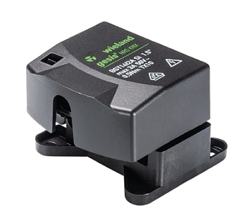 Фидер BST 93.420.5453.0 - Модуль подвода сигнала для плоского кабеля серия gesis NRG, 2 полюса, номинальное напряжение: 50V, номинальный ток: 3A, цвет: черный