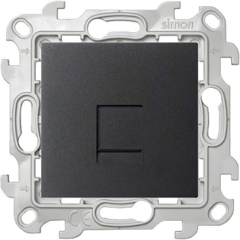 Розетка телефонная СП 24 RJ11 IP20 механизм графит 2410480-038