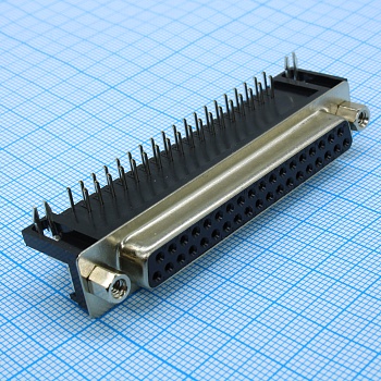 DS1037-01-37FNAKT74 - Розетка 37 pin на плату 9.4мм
