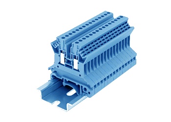 Проходная клемма 301902 - Проходная клемма, UK1.5, тип фиксации провода: винтовой, номинальное сечение: 1,5 мм кв., 17,5A, 500V, ширина: 4,2 мм, цвет: синий, тип монтажа: DIN 35