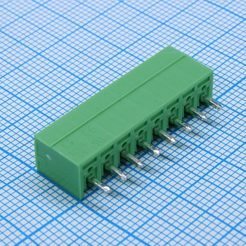 15EGTVC-3.5-08P-14-00 - Разъемный клеммный блок на плату, 8 контактов. Серия 15EGTVC-3.5