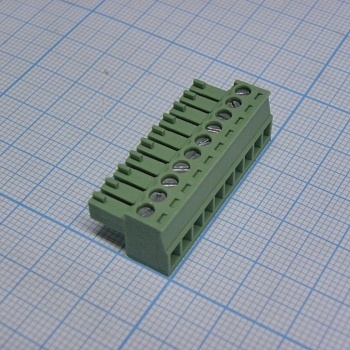 15EDGK-3.5-10P-14-00A(H) - Разъемный клеммный блок, 10 контактов. Серия 15EDGK-3.5