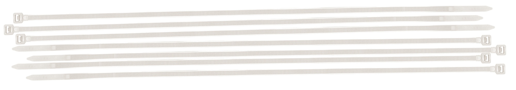 gws196312 - Хомуты нейлоновые, 290х3.5 мм, цвет – прозрачный, 100 шт/упак